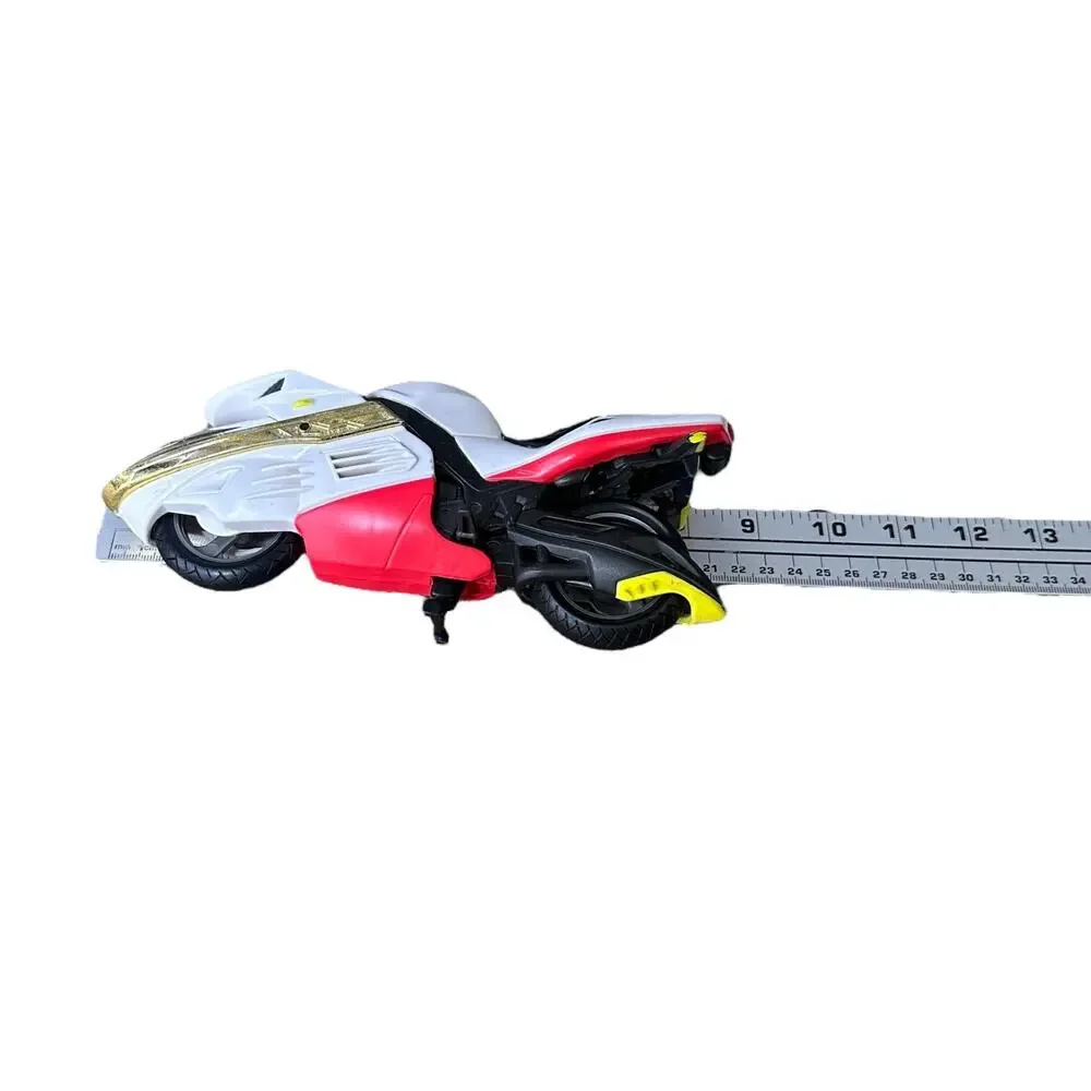 Bandai Power Ranger Time Force Red Vector Cycle Action Vehicle Toy 8
